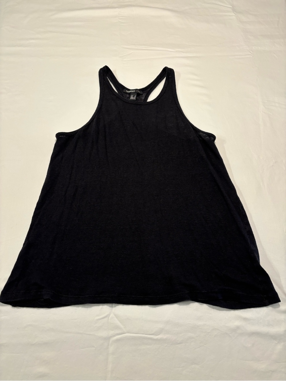 Mango Black Racerback Tank Top